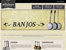 Tablet Screenshot of alabama-music.com